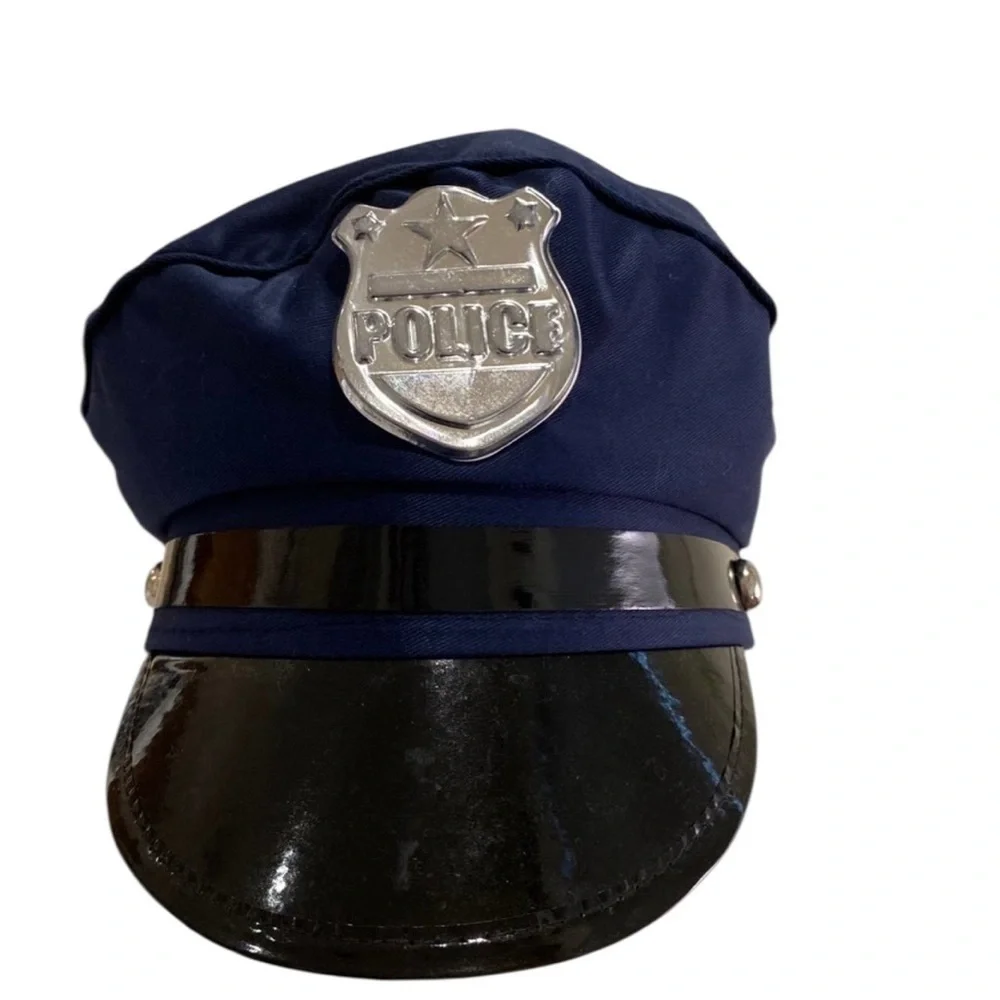 Costumes USA Adult Traditional Police Officer Hat in Dark Blue Unisex